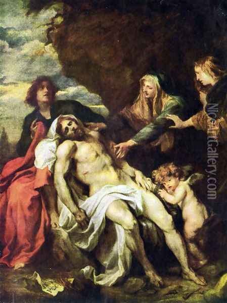 Beweinung of Christ 1 Oil Painting - Sir Anthony Van Dyck