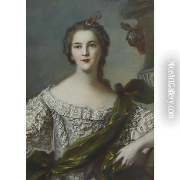 Madame Victoire De France, 1748 Oil Painting - Jean-Frederic-Marc Nattier