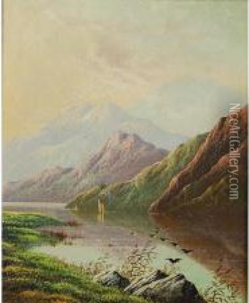 Landscape Oil Painting - Edwin H., Boddington Jnr.