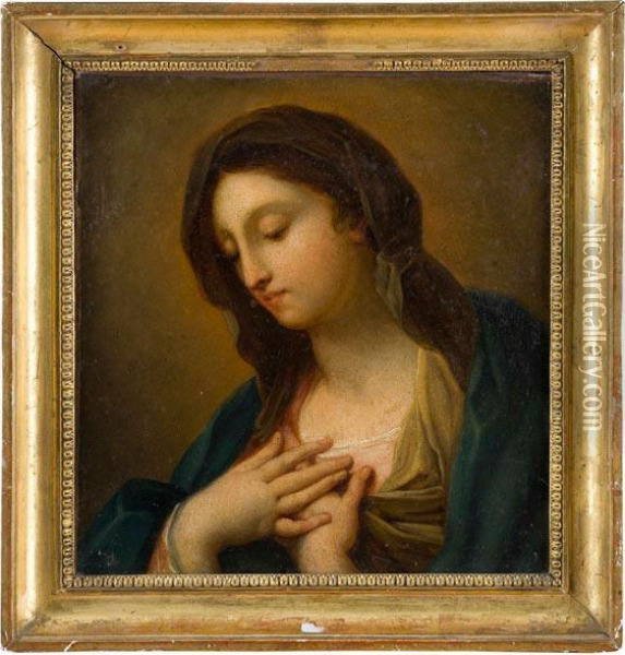 Vergine In Preghiera Oil Painting - Paolo di Matteis