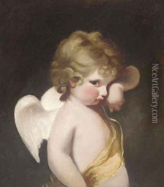 Cupid Oil Painting - Sir Joshua Reynolds