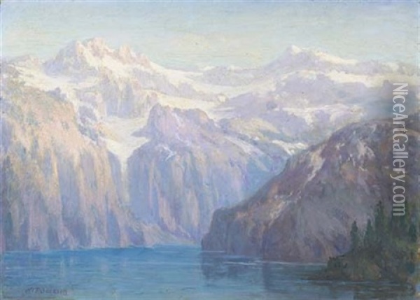 Canadian Rockies Oil Painting - William Franklin Jackson