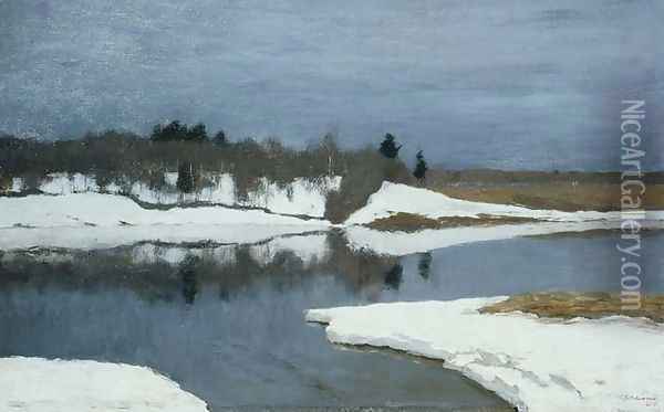 Early Spring, 1898-99 Oil Painting - Isaak Ilyich Levitan