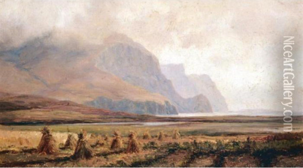 The Mountains Of Mourne Sweep Down To The Sea Oil Painting - Alexander Williams
