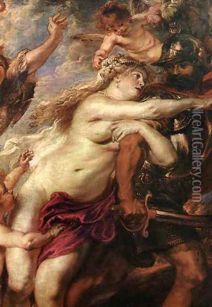 The Consequences of War [detail: 1] Oil Painting - Peter Paul Rubens