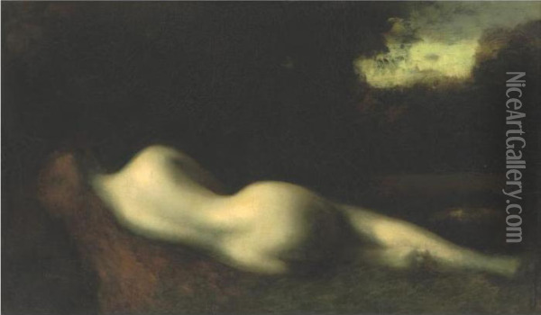 Nude Oil Painting - Jean-Jacques Henner