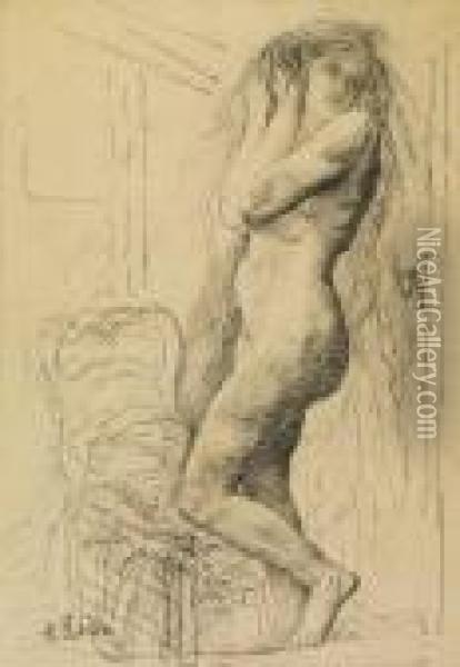 Enguerande Dans La Cabane Du Pecheur Oil Painting - Auguste Rodin