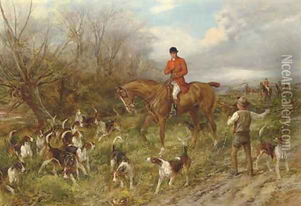The Lost Scent Oil Painting - Heywood Hardy