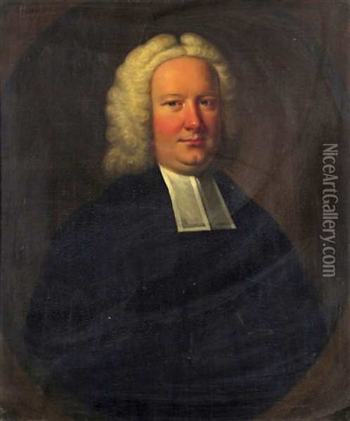 Portrait Of Rev Johnstone Oil Painting - John Theodore Heins