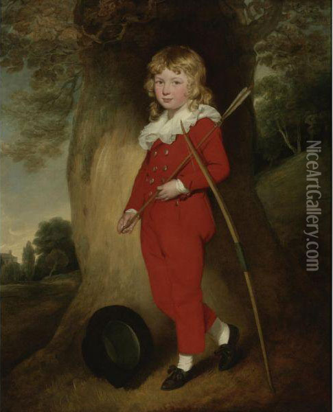 Master Clarke Oil Painting - Gilbert Stuart