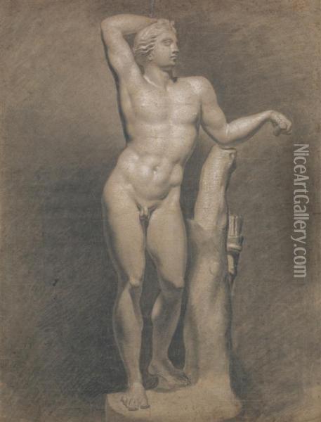 Academie D'homme Oil Painting - Johann Peter Krafft