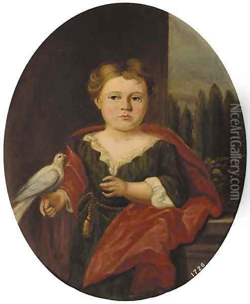 Portrait of Mary Dudgeon Oil Painting - John Theodore Heins
