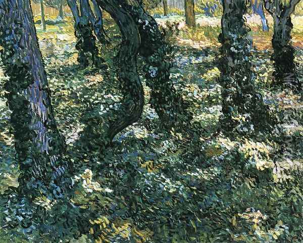 Undergrowth 2 Oil Painting - Vincent Van Gogh