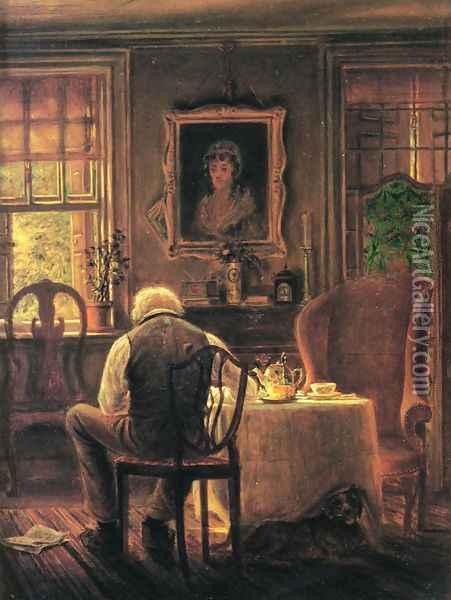 The Widower Oil Painting - Edward Lamson Henry