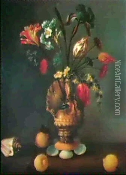 Blumenstilleben Oil Painting - Balthasar Van Der Ast