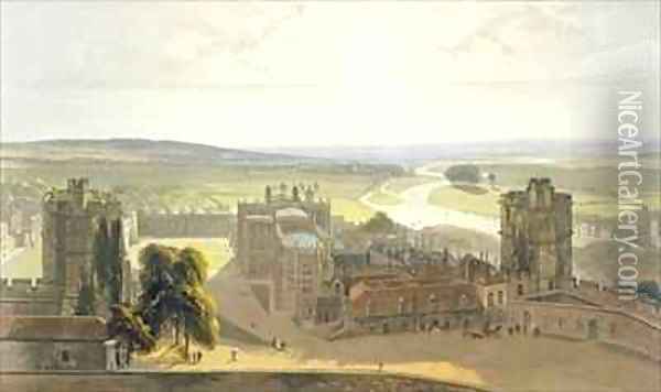 Windsor Castle 2 Oil Painting - William Daniell RA