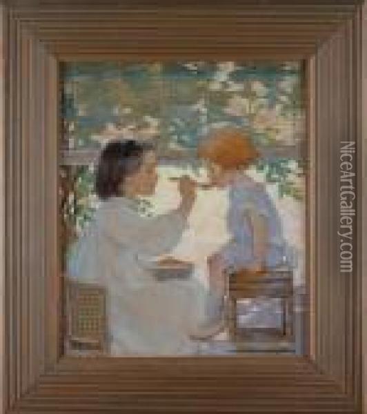 Little Mother Oil Painting - Jessie Wilcox-Smith
