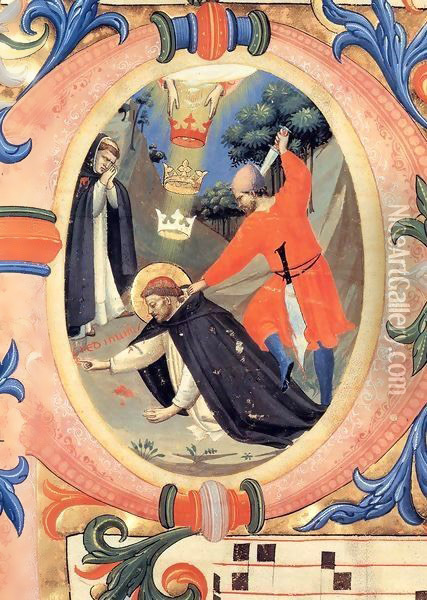 Missal 558 (Folio 41v) Oil Painting - Angelico Fra
