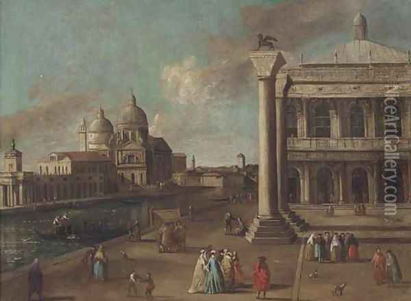 The Piazzetta, Venice Oil Painting - Johann Richter