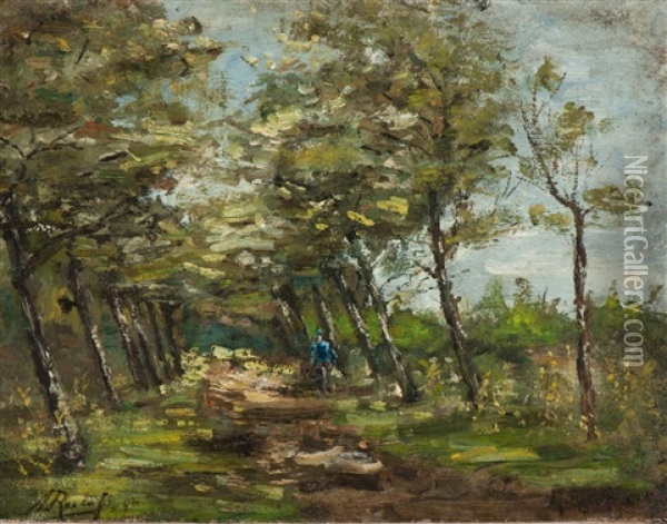 Drents Landschap Oil Painting - Fedor Van Kregten