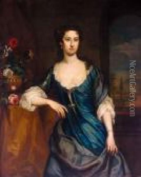 Mary Frederick Oil Painting - John Vanderbank