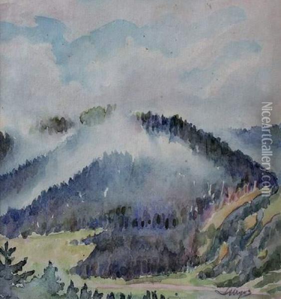 Paysage De Tatra I Oil Painting - Leon Wyczolkowski