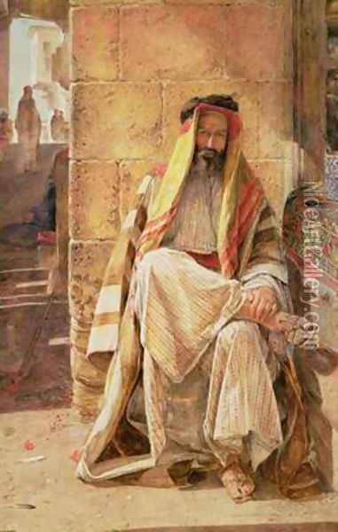 The Arab Oil Painting - John Frederick Lewis