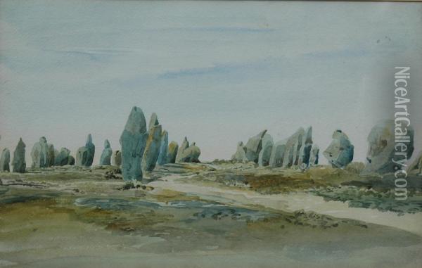 Morbihan Oil Painting - Augustus John Cuthbert Hare