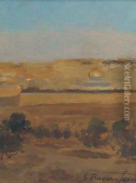 Jerusalem Oil Painting - Gustave Bauernfeind