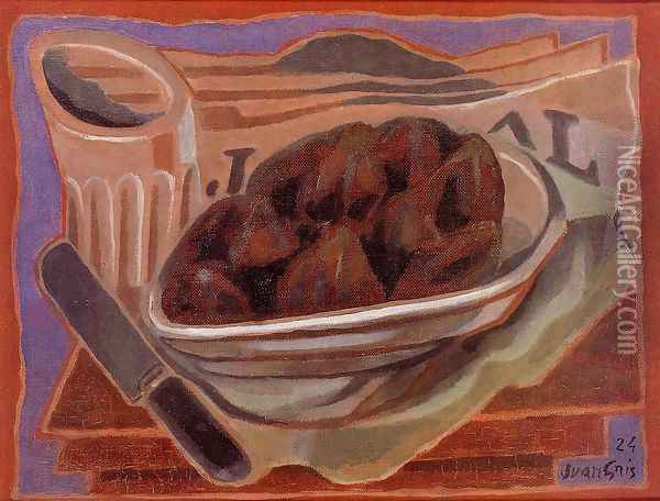 Figs Oil Painting - Juan Gris