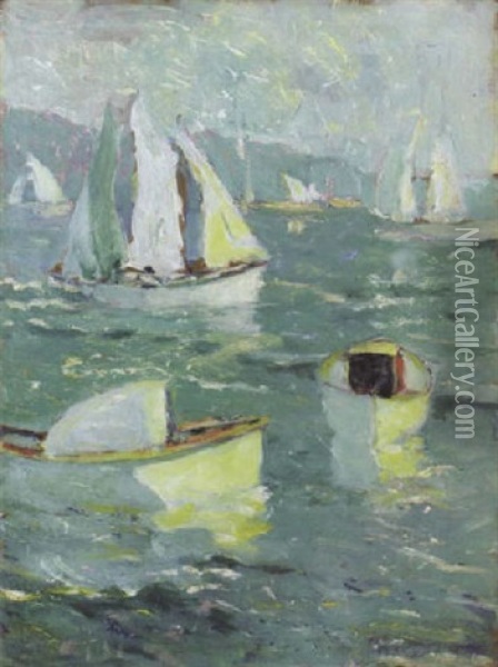 Belvedere Lagoon Oil Painting - Selden Connor Gile