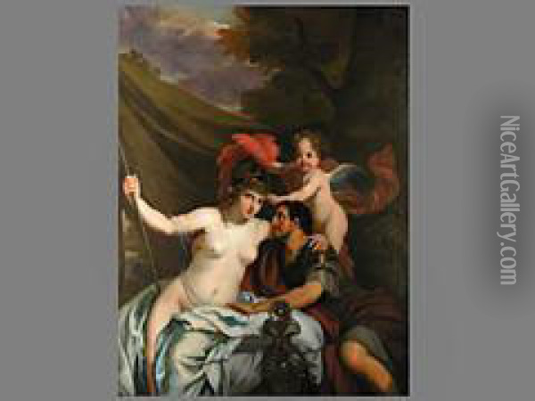 Venus, Amor Und Zeus Oil Painting - Gerard de Lairesse