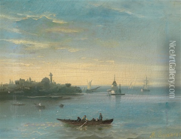 Blick Auf Konstantinopel Oil Painting - Mekertich Givanian