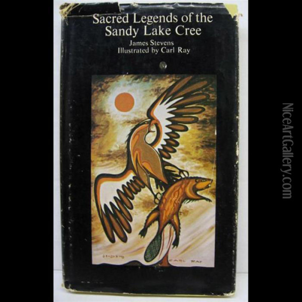 Sacred Legends Of The Sandy Lake Cree Oil Painting - James Stevens Hill