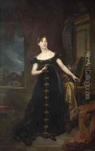 Miss Eliza ONeill as Belvidera in Otways Venice Preserved Oil Painting - Arthur William Devis