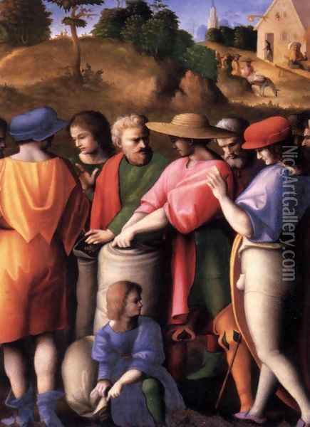 Scenes from the Story of Joseph The Search for the Cup Oil Painting - Francesco Ubertini Bacchiacca II