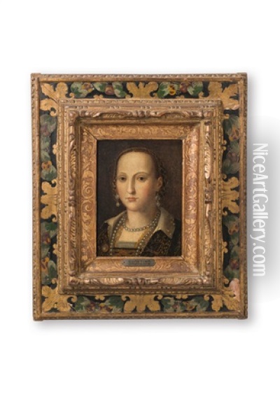 Bildnis Der Eleonora Di Toledo Oil Painting -  Bronzino