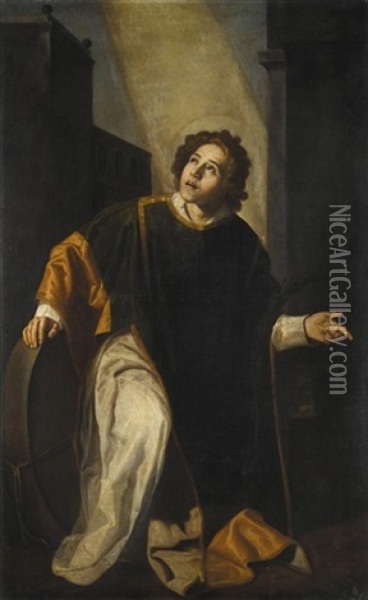 Saint Vincent Of Saragossa Oil Painting - Jeronimo Jacinto Espinosa
