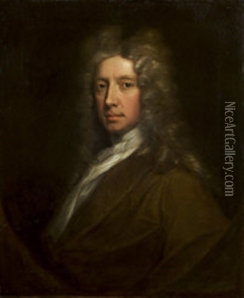 Portrait Of A Gentleman, A Member Of The Gore Family Oil Painting - James Latham