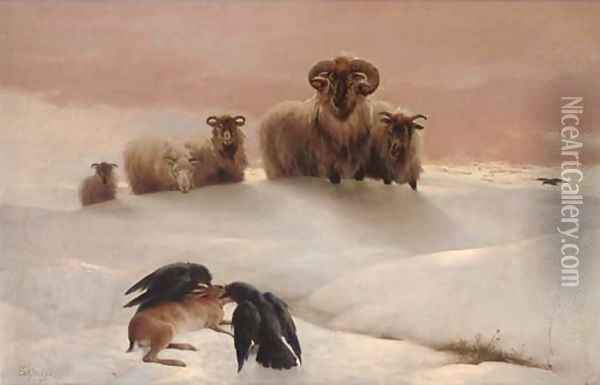 Winter Oil Painting - Edwin Douglas