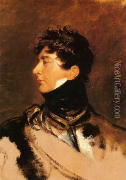 George IV of the United Kingdom as the Prince Regent Oil Painting - Sir Thomas Lawrence