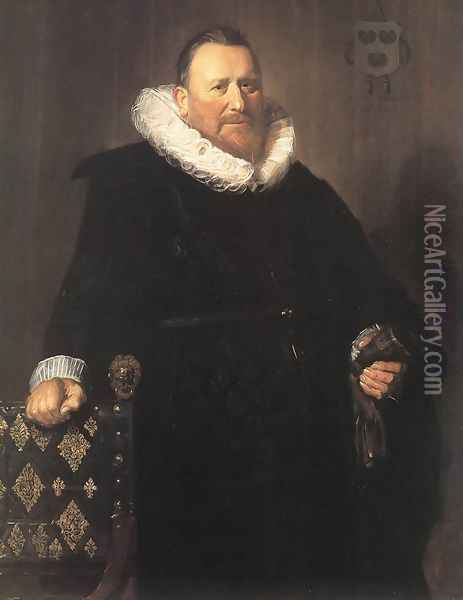 Nicolaes Woutersz van der Meer 1631 Oil Painting - Frans Hals