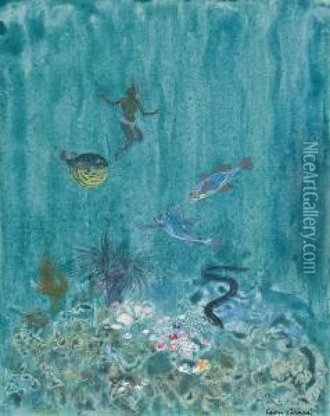 Under The Sea Oil Painting - Leon Carre