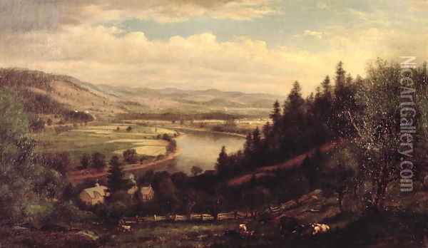 Vermont Scene Oil Painting - Charles Franklin Pierce