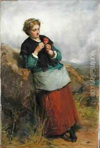 The Flower of Dunblane Oil Painting - Thomas Faed