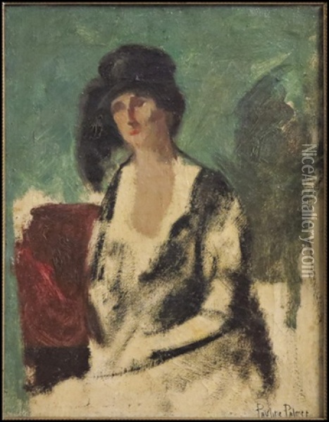 Portrait Of A Lady Oil Painting - Pauline Palmer