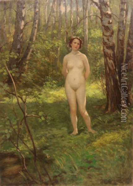 Nude Oil Painting - Victor Karlovich Shtemberg
