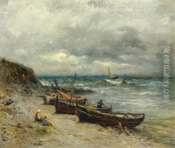 Avant L'orage Oil Painting - Adolphe Appian
