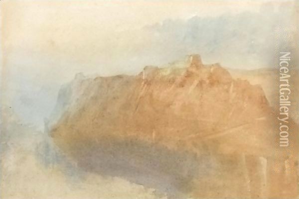 The Fortress Of Ehrenbreitstein From Across The Rhine Oil Painting - Joseph Mallord William Turner