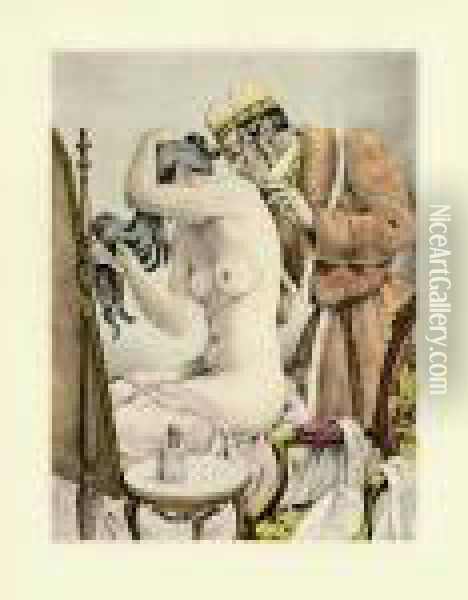 Madame Bovary Oil Painting - Umberto Brunelleschi